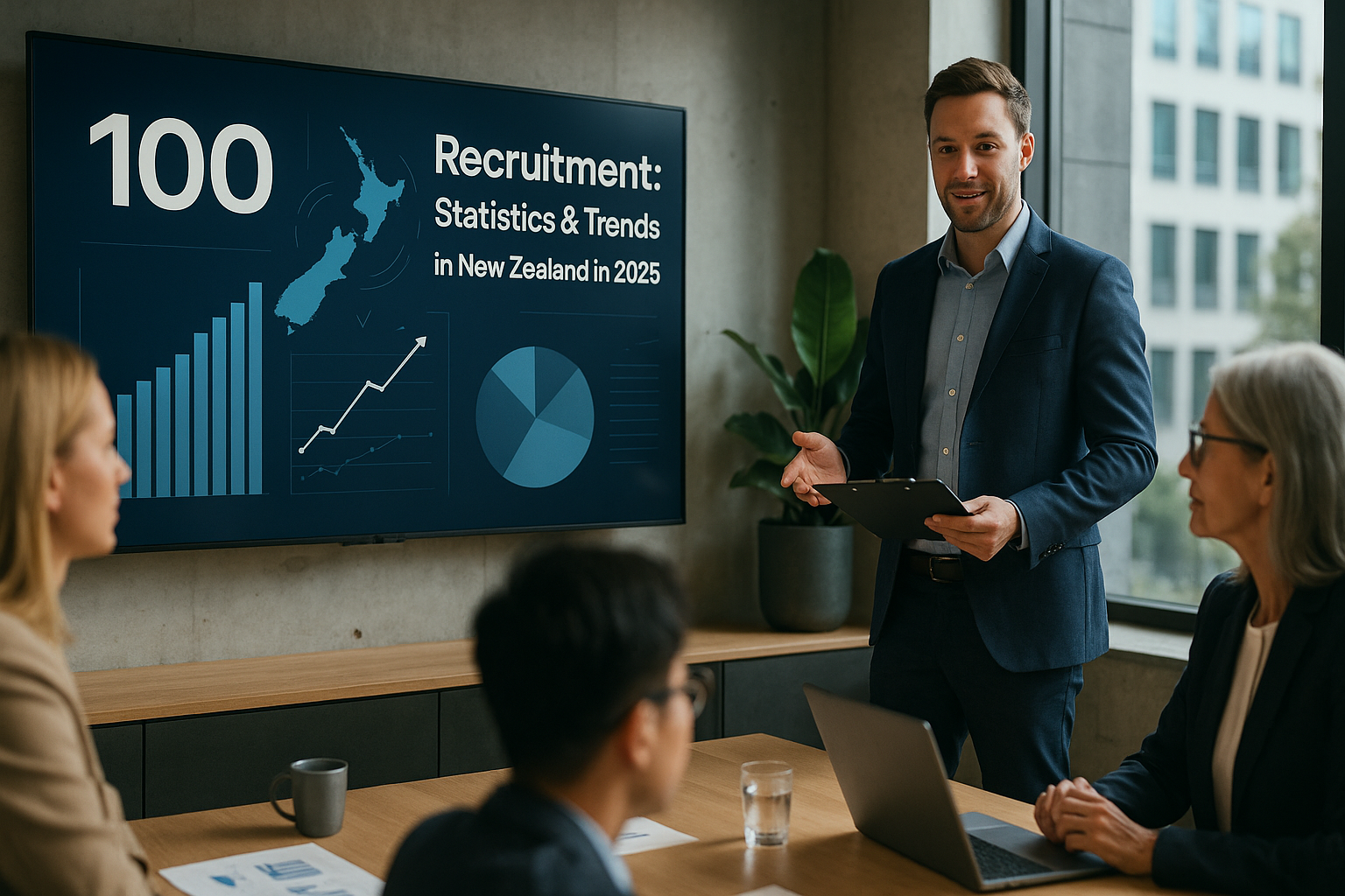 Discover the top 100 recruitment statistics & hiring trends in New Zealand for 2025